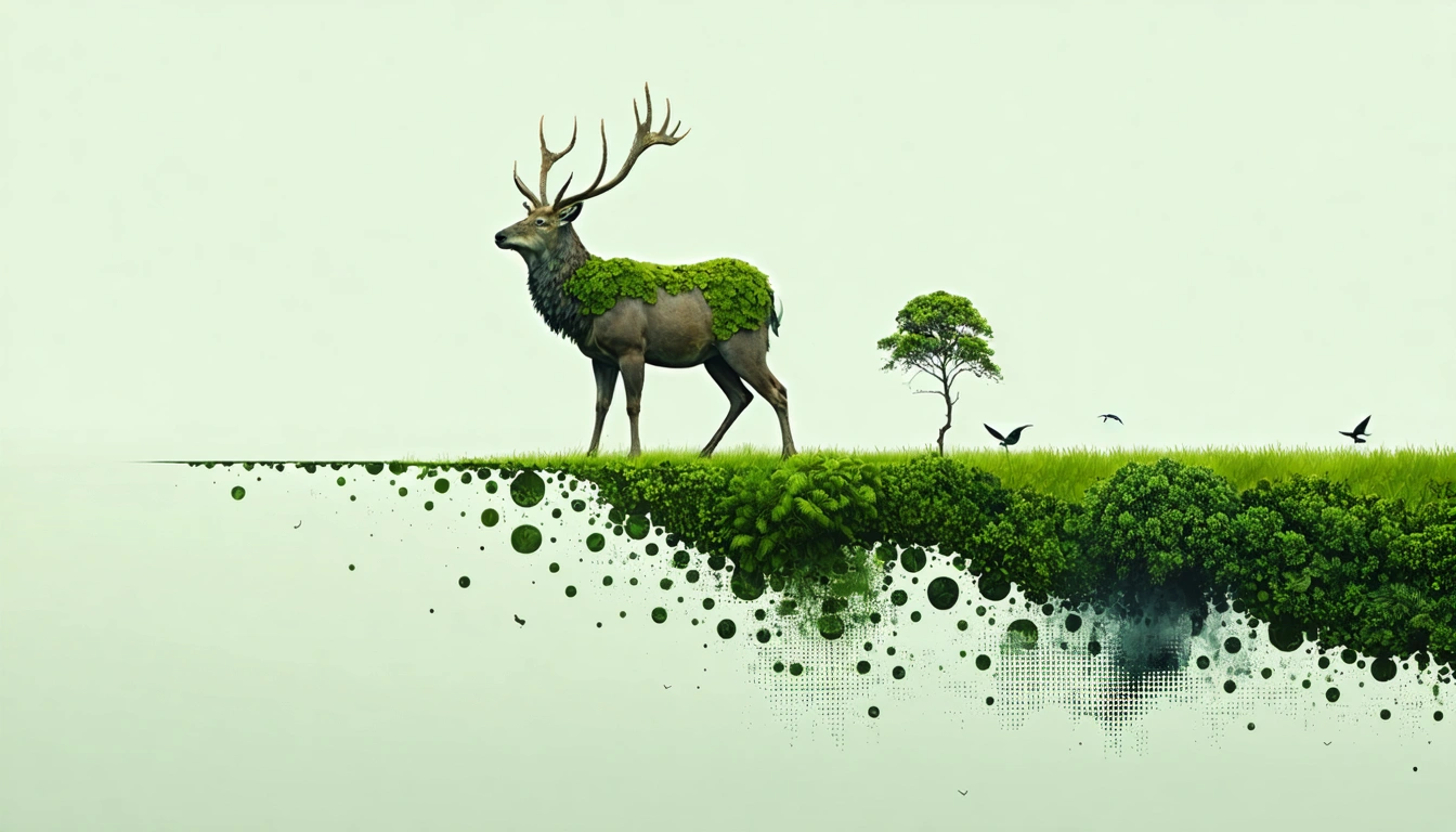 River bend and topo map feel